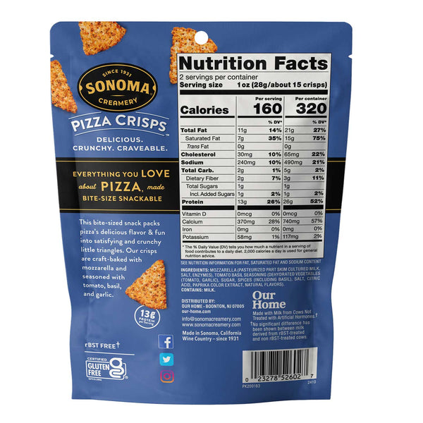 Tomato Basil Pizza Crisps